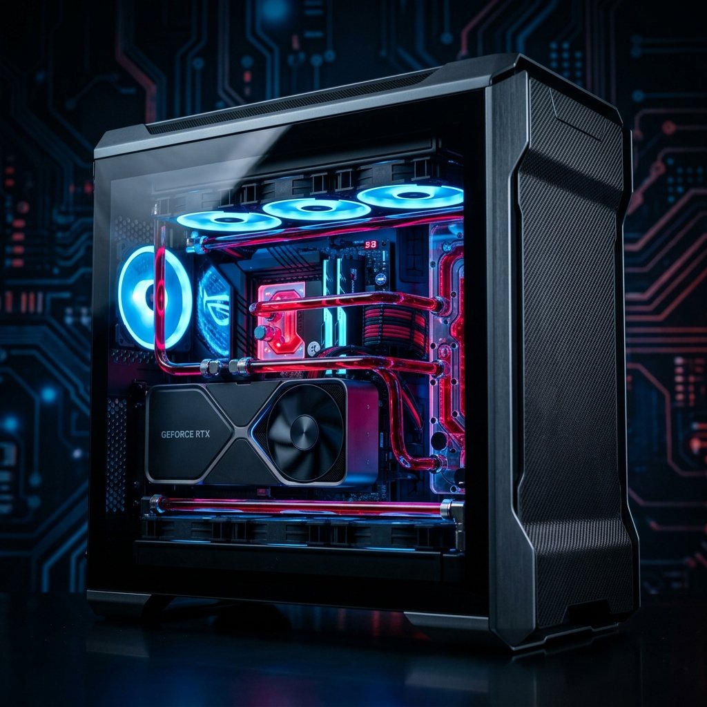 TechNova PC builder workshop closeup