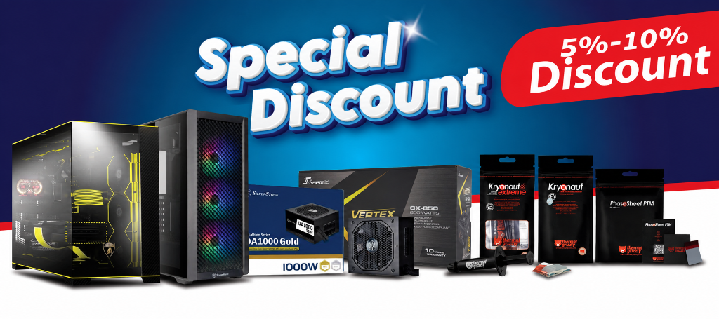 Special 5%-10% Discount Promotion Banner