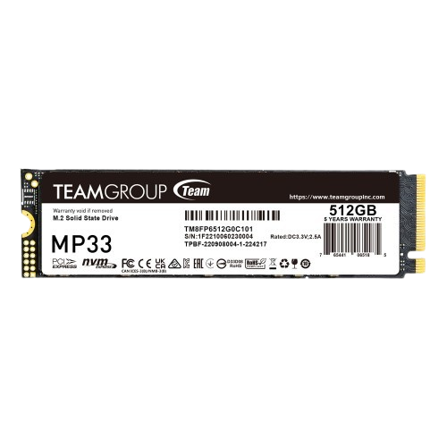 TEAMGROUP MP33 M.2 PCIe SSD 512GB